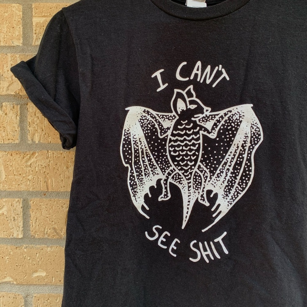 Austin Texas River City Blind Bat Hand drawn OOAK - Picture 2 of 4